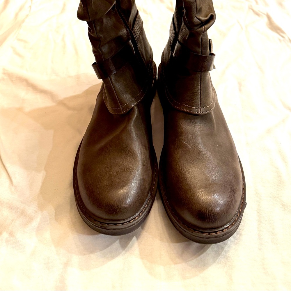 Extreme by Eddie Marc Knee High Combat Boots | Sz 10